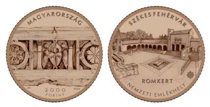 2022 Székesfehérvár, Romkert - színesfém érme 2022 Székesfehérvár, Romkert - színesfém érme